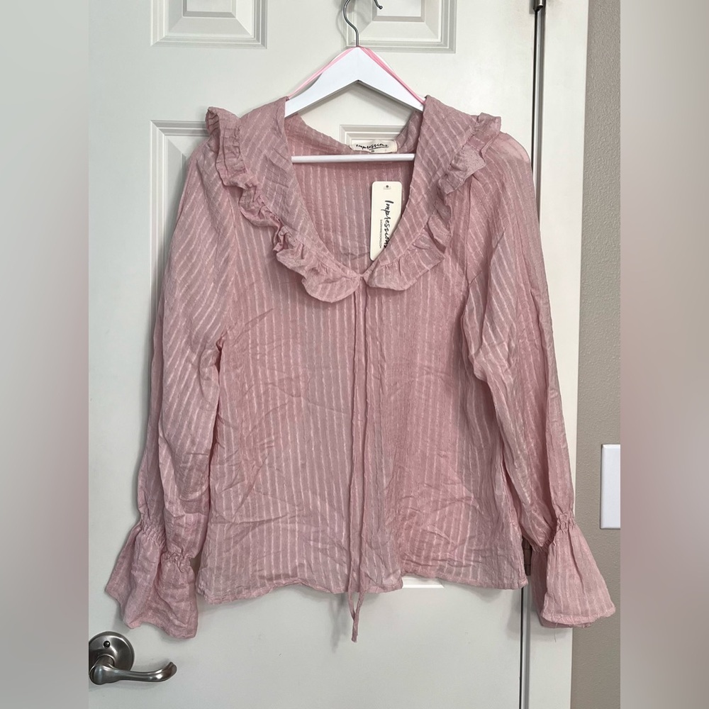 Impressions Cocktail Meeting Shift Top NWT